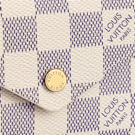 Victorine Wallet Damier Azur .